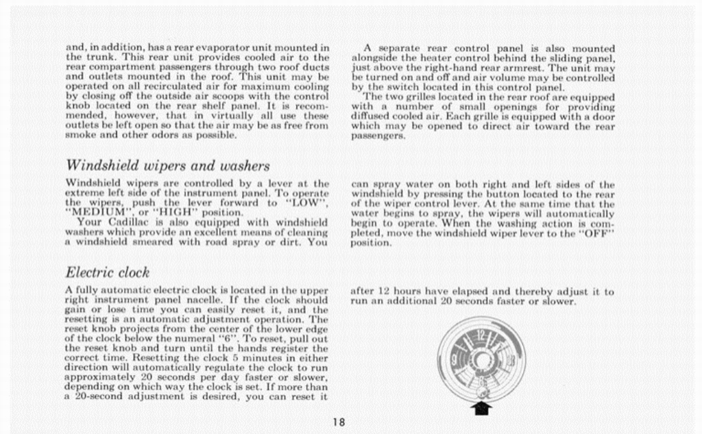 1959 Cadillac Owners Manual Page 13